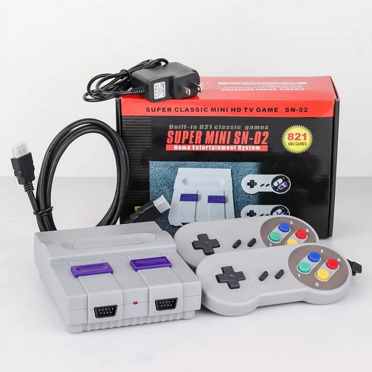 Super Retro Controllers Classic Mini HDMI System with Built in 821 Old School Controllers,Super Classic System,Plug and Play