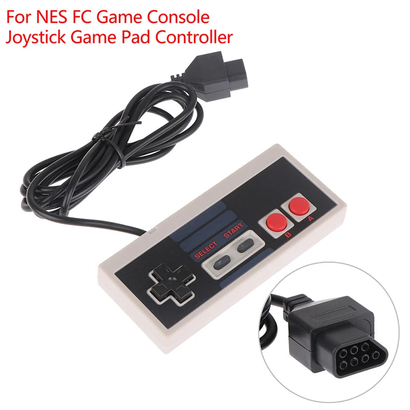Hot Sale 1Pc Joystick Game Pad Controller for NES FC Game Console Mini Game 8-Bit Retro Game