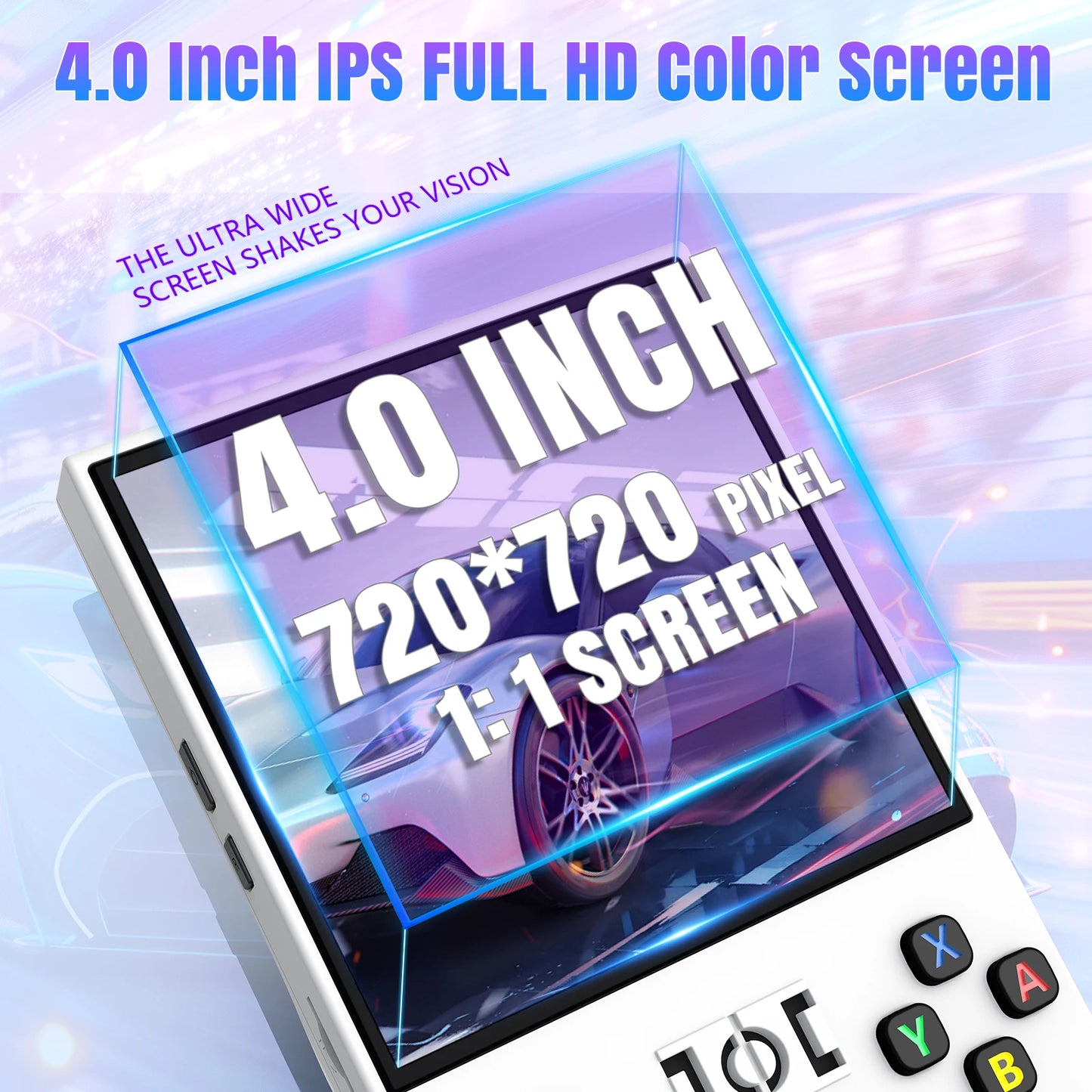 Open Source R36MAX Retro Handheld Game Console 64/128G 18000+Game RK3326 Chip Portable Pocket Game Player 4‘’Screen Game Console