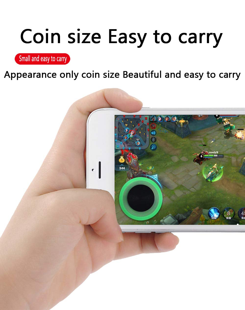 Mobile Phone Game Joystick Game Control Touch Screen Joypad Game Controller For